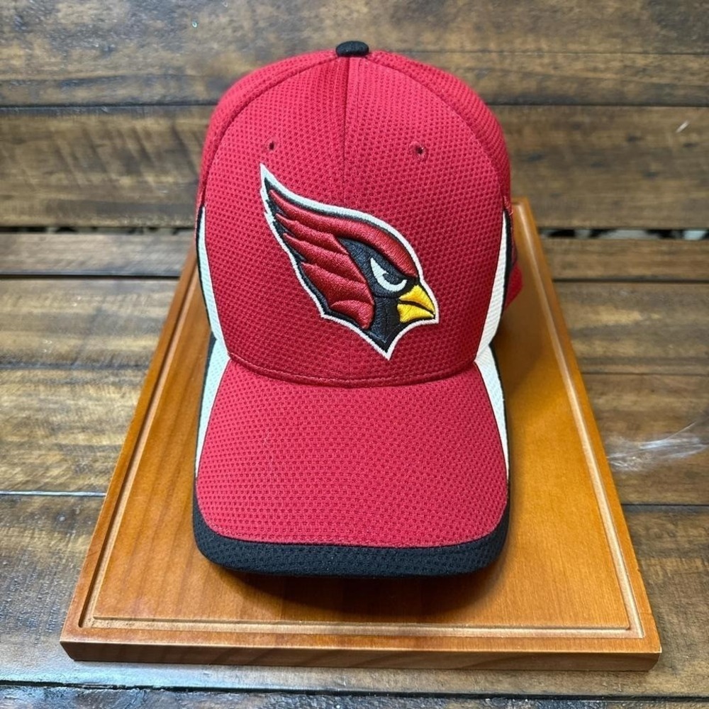 New Era Arizona Cardinals Red Cap NFL Hat M/L Stretch FIT